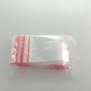 100pcs Clipseal Satchels 5x7cm Small Plastic Zip Bags Thin