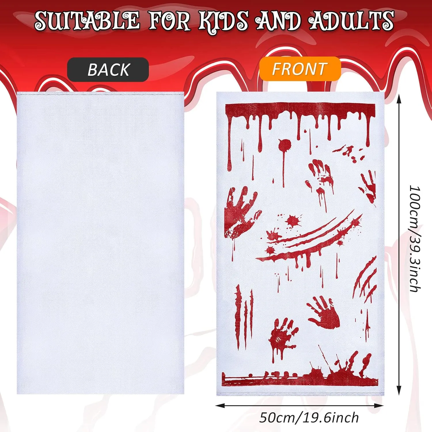12 Pack Halloween Potato Sack Race Bags Kids Halloween Outdoor Games for Adults and Family 40 x 20 Inches Relay Race Games Party Favor Birthday Carnival Backyard Lawn Yard Activities(Spooky Style)