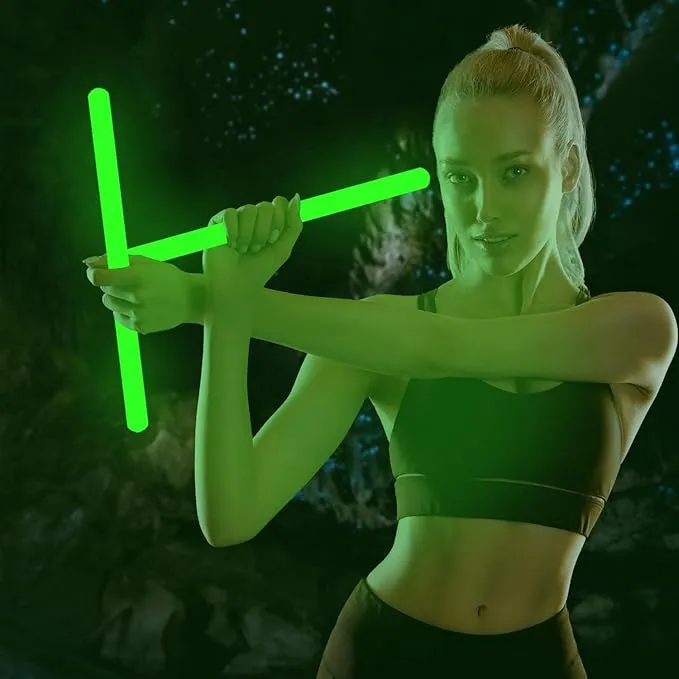 16 Inch Industry Grade Glow Sticks Bulk 5 PCS Bright Jumbo Light Sticks Glow in The Dark Emergency Huge Glow Sticks for Camping,Hiking,Hurricane, Earthquake, Survival Kit Accessories