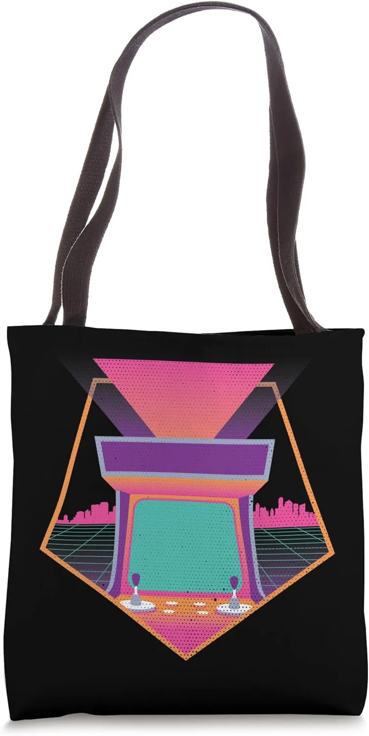 80s Retrogaming I Arcade Machines Arcade Retro Gaming Tote Bag