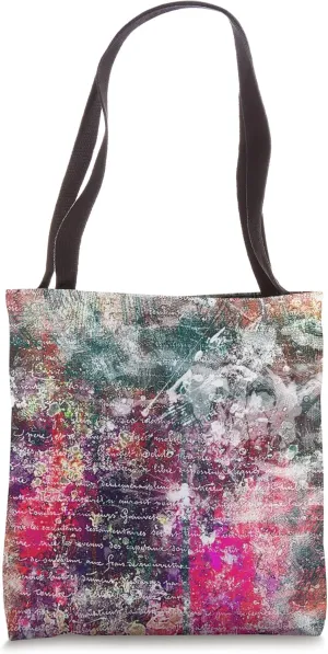 Abstract Bold Trendy Artistic Artsy Geometric Art Design Tote Bag