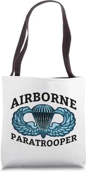 AIRBORNE PARATROOPER Tote Bag