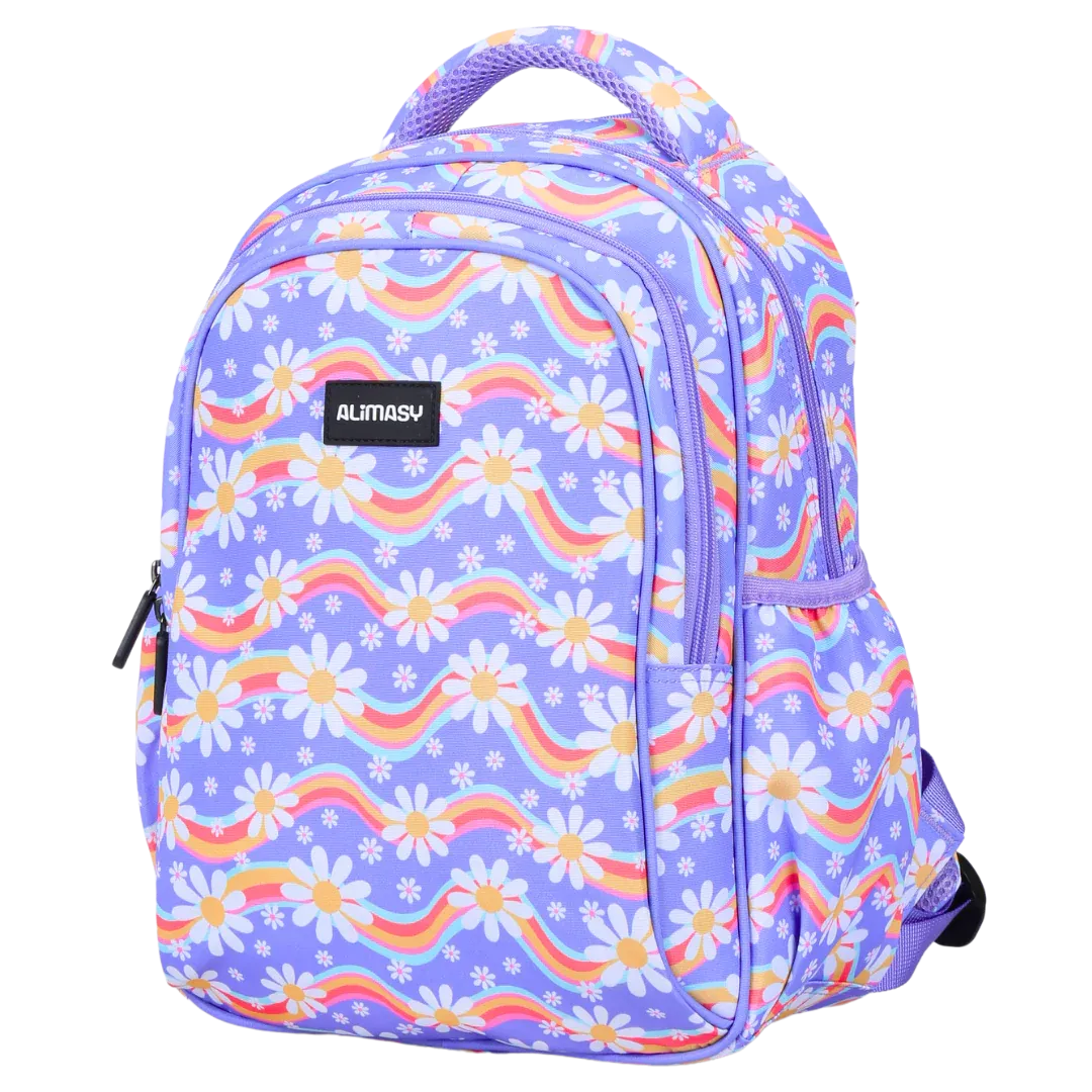 Alimasy Rainbow Daisy Small Backpack