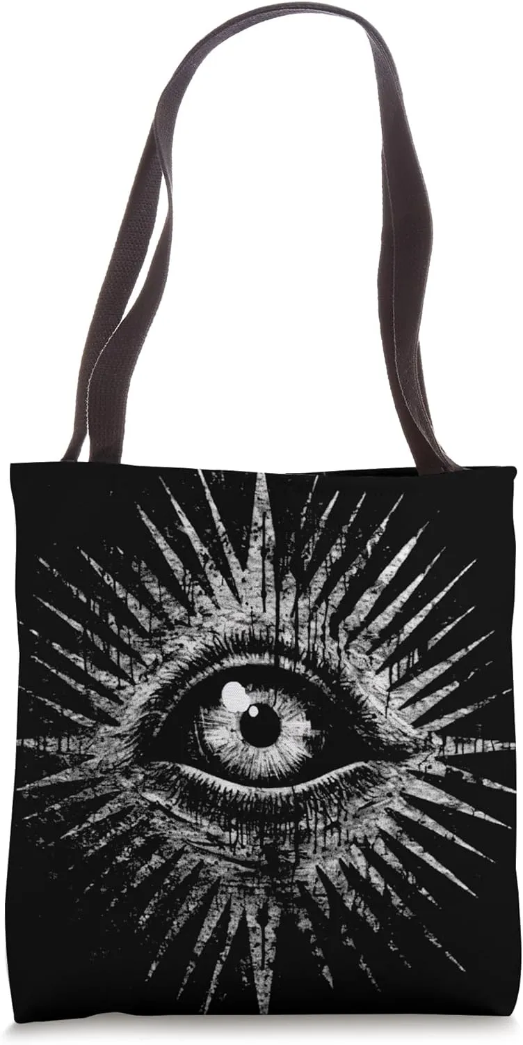 All Seeing Eye of Evil Ancient Malevolent Magic Glare Curse Tote Bag