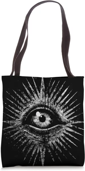 All Seeing Eye of Evil Ancient Malevolent Magic Glare Curse Tote Bag
