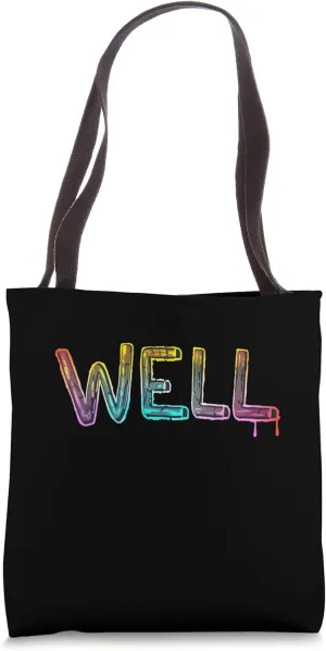 Amazing Well Graphic for a Bold Fashion Statement Tote Bag
