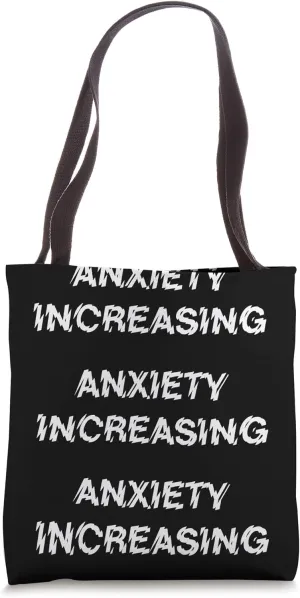 Anxiety Increasing Introvert Alert For Social Situation Tote Bag