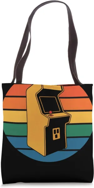 Arcade Cabinet Video Gaming Retro Gamer Tote Bag