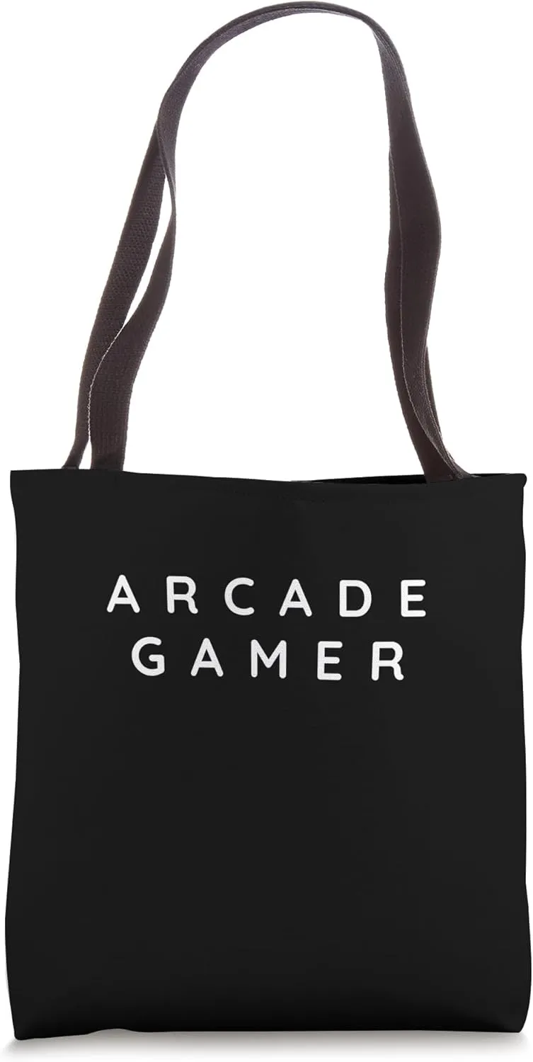 Arcade Gamers Hobby / Livestreamer Modern Font Design Tote Bag