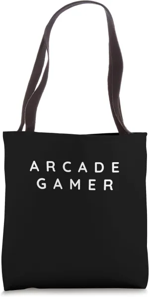 Arcade Gamers Hobby / Livestreamer Modern Font Design Tote Bag