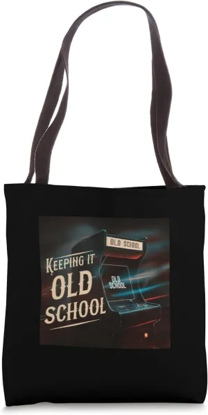 Arcade Machine Keeping It Old School Retro Gaming Tote Bag