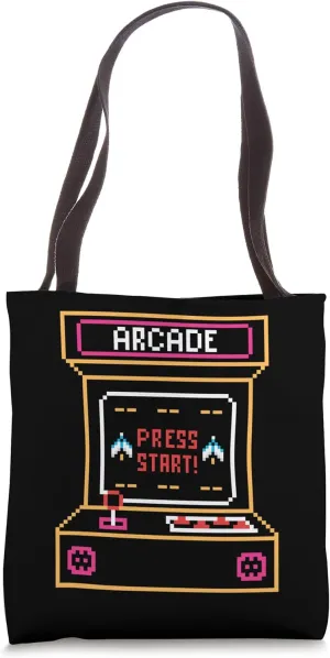 Arcade Machines Arcade Retro Gaming Slots Tote Bag