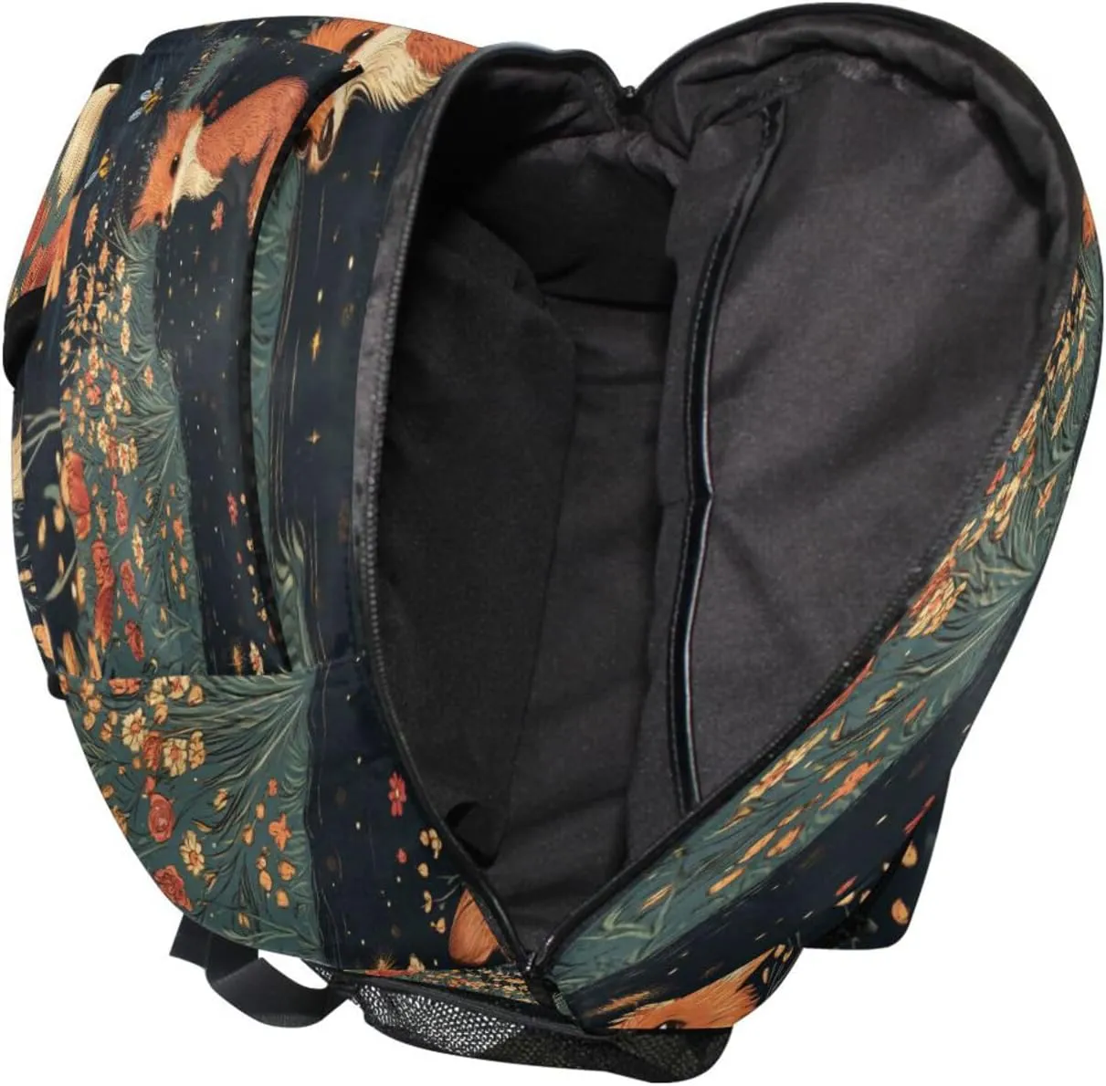 Backpacks for Teenager Fashion Travel Laptop Backpack with Chest Strap Gift Men & Women Cute Fox A River
