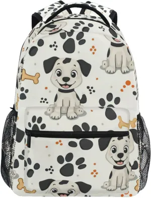 Backpacks for Teens Boys Girls Fashion Outdoor Backpack with Chest Strap for Business Work College Travel Trip Cute Cartoon Dogs Animal