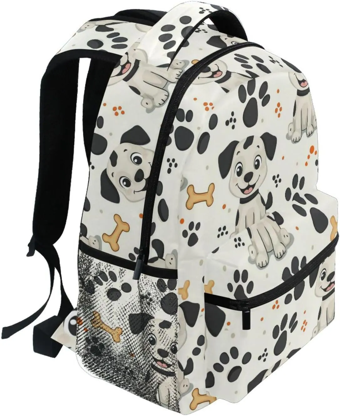 Backpacks for Teens Boys Girls Fashion Outdoor Backpack with Chest Strap for Business Work College Travel Trip Cute Cartoon Dogs Animal