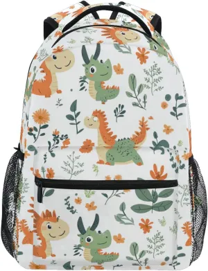 Backpacks for Unisex Adult Waterproof Diaper Bag Backpack with Chest Strap Gift Men & Women Cartoon Sweet Bunny White
