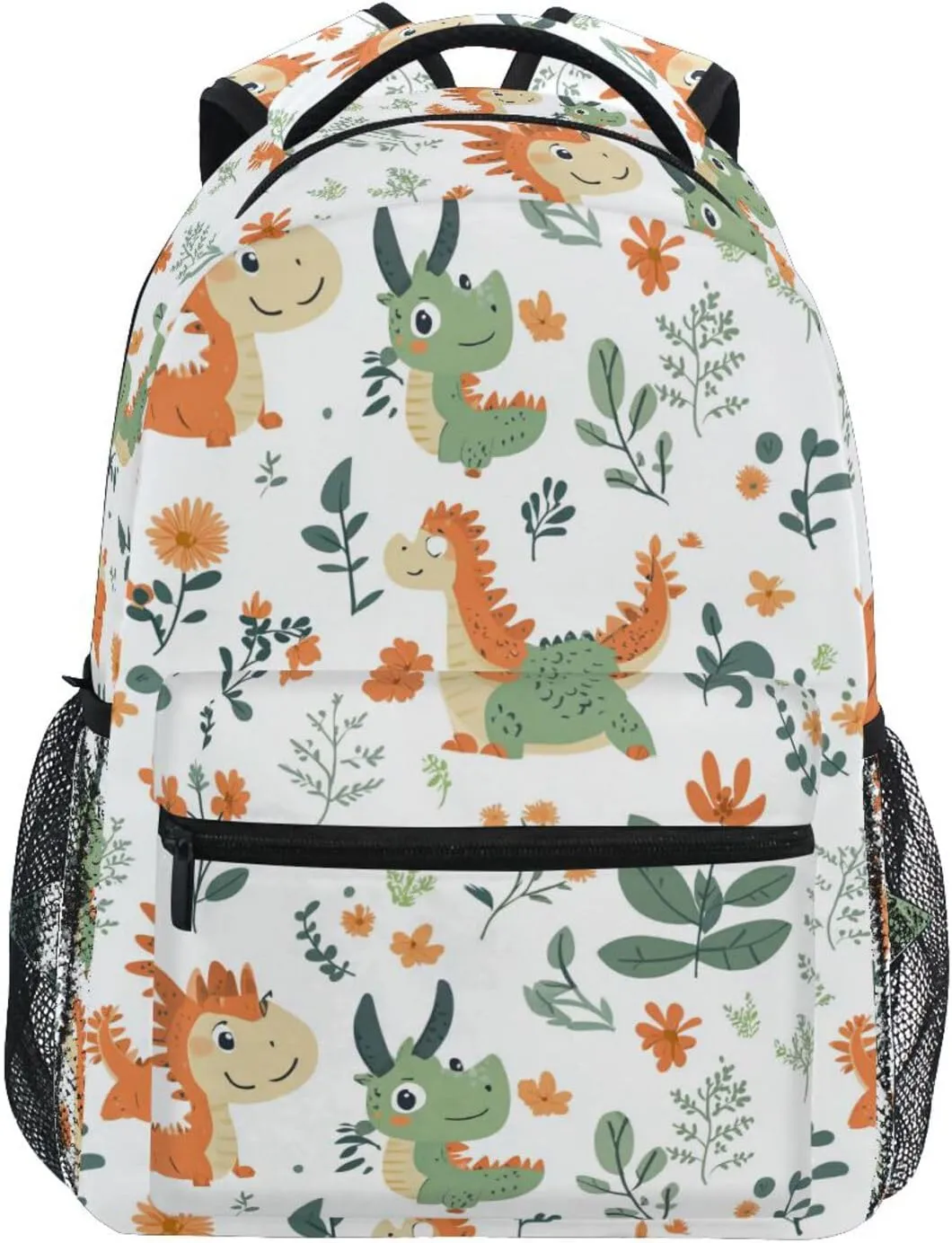 Backpacks for Unisex Adult Waterproof Diaper Bag Backpack with Chest Strap Gift Men & Women Cartoon Sweet Bunny White