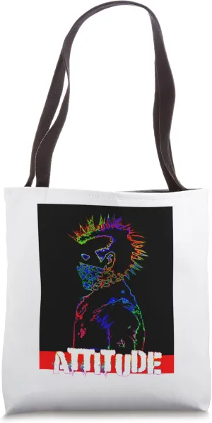 Bad Attitudes Punk Aesthetic Clothing Soft Grunge Women Men Tote Bag