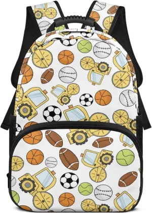 Ball Stitching Backpack with Adjustable Padded Shoulder Straps Popular Children Backpacks College Bag Computer Bagpacks for Laptops for College