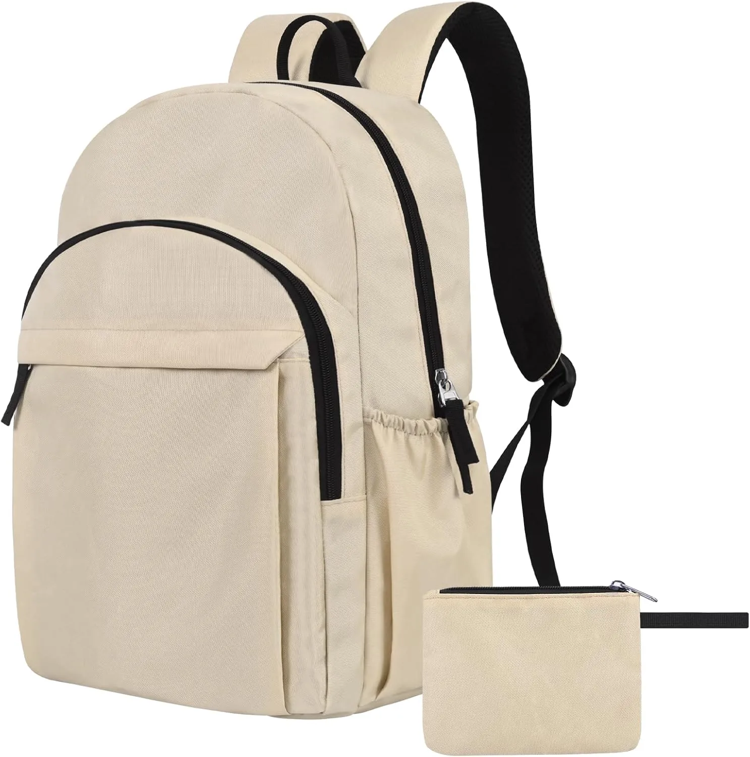 Basic Backpack for School, Water Resistant Bookbag for Girls, Travel Laptop Backpack, Work Backpack for Women, Backpack for College Students, Bookbag for High, Middle School