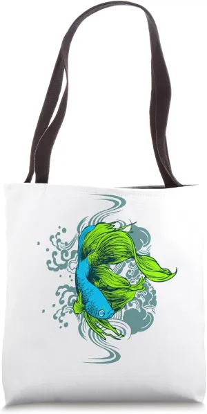 Betta Beauty: Tribute to Siamese Fighting Fish Tote Bag