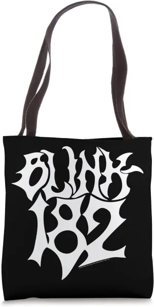 Blink 182 Gothic Logo Rock Music by Rock Off Tote Bag