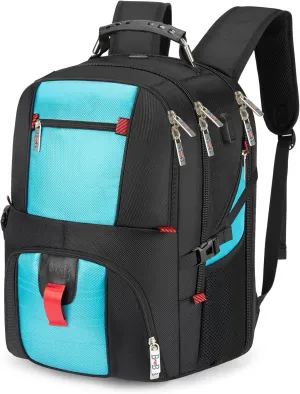Boardingblue 17x13x8 Inches Laptop College Travel Backpacks for Men Women, Under-Seat Backpack for JetBlue, Spirit (Blue)