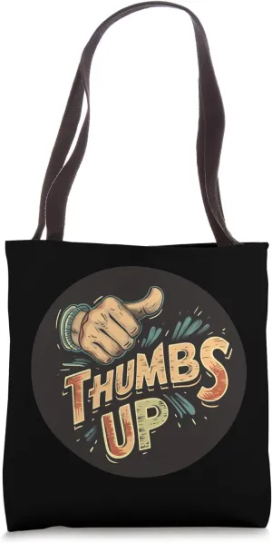 Bold Thumb Up Design for a Cool Edge Tote Bag