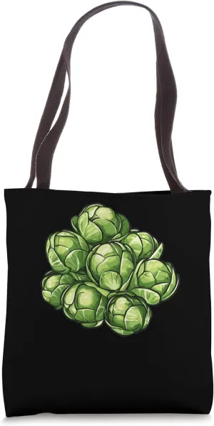 Brussels Sprouts With A Bold Outline Tote Bag