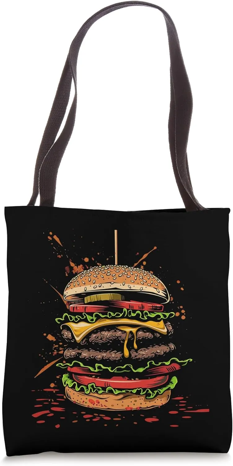 Burger Pop Tote Bag