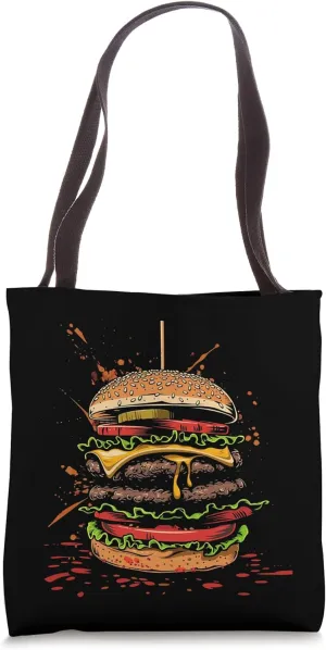 Burger Pop Tote Bag