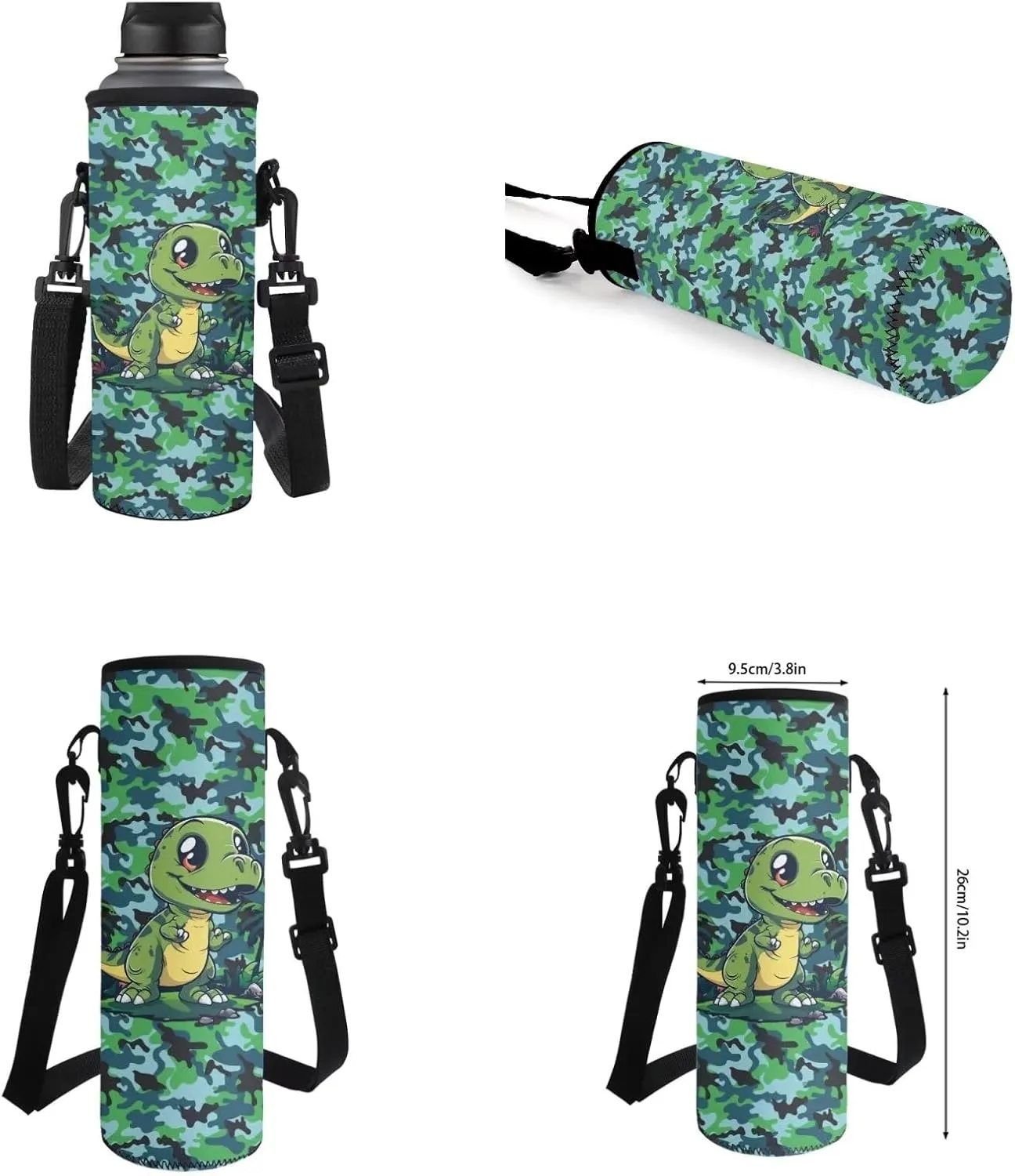 Cartoon Dinosaur Bckpack Lightweight Bookbag with 1 Main Compartment 17 inch Camo Backpack for Boys 9-11 Fashion Roomy Cute Backpacks for Teen Girl Children Lightweight Knapsack