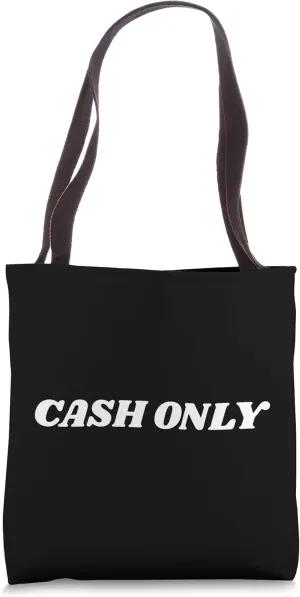 CASH ONLY - Bold Retro Market Hustler Statement Tote Bag