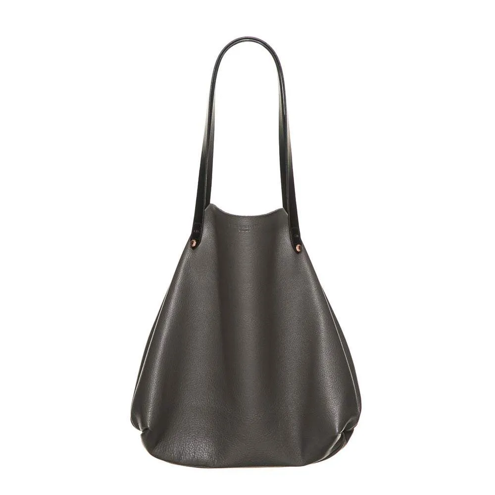 CHARLIE MIDDLETON  Grey Nappa Bespoke Tote