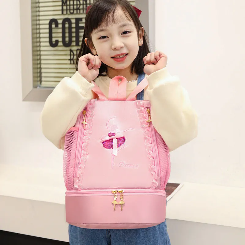 Children's Dance Double Latin Ballet Printable Princess Backpacks
