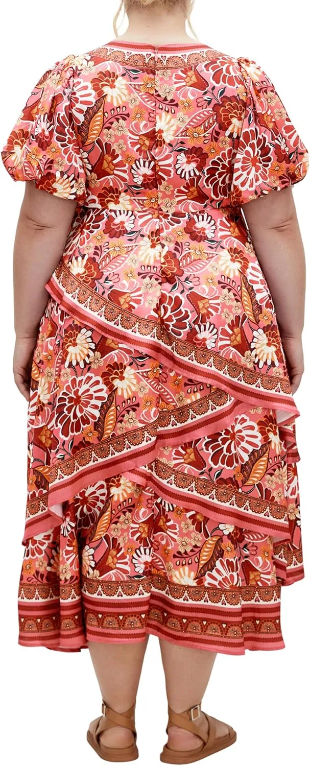 City Chic Women's Plus Size Drama Queen Dress