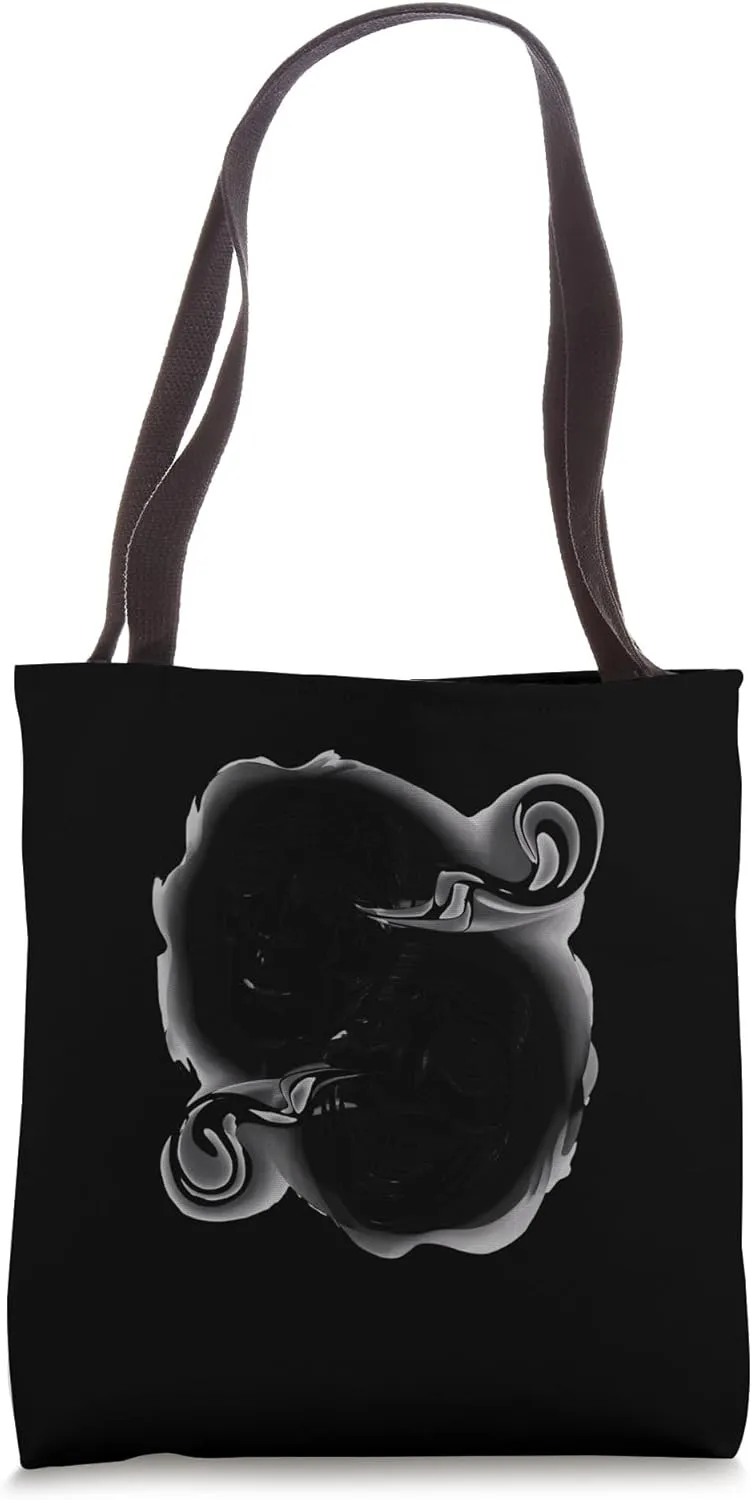Comedy and Tragedy Clown Mask Art Tote Bag