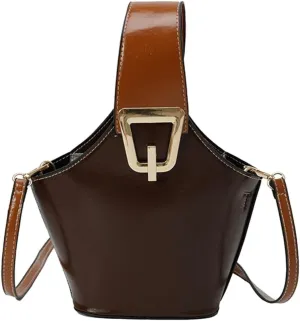 Crescent Hobo Bags Women Trendy PU Leather Bucket Bag Underarm Shoulder Bag Cute Crossbody Phone Purse Tote Handbag 2025