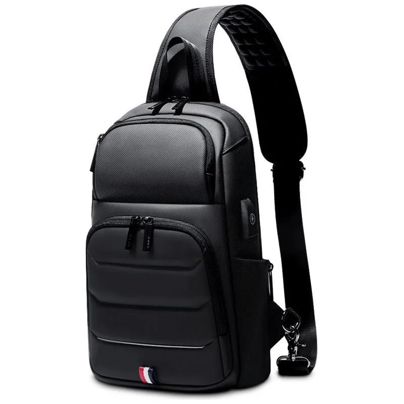 Crossbody Bags Multifunctional Shoulder Bags USB Charging Messenger Sling Chest Bag Oxford Single Shoulder Strap Pack