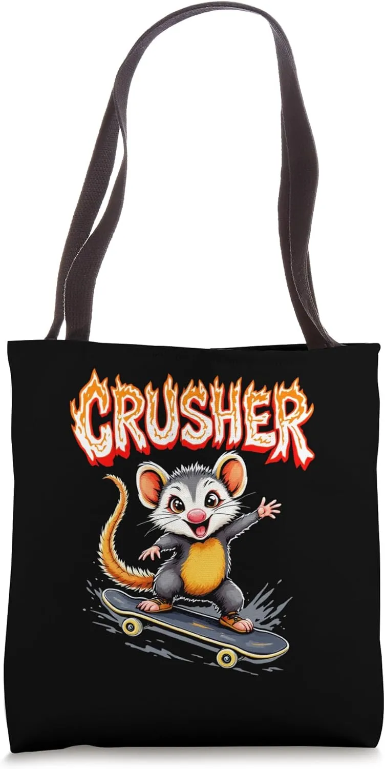 CRUSHER Bold Edgy Tote Bag