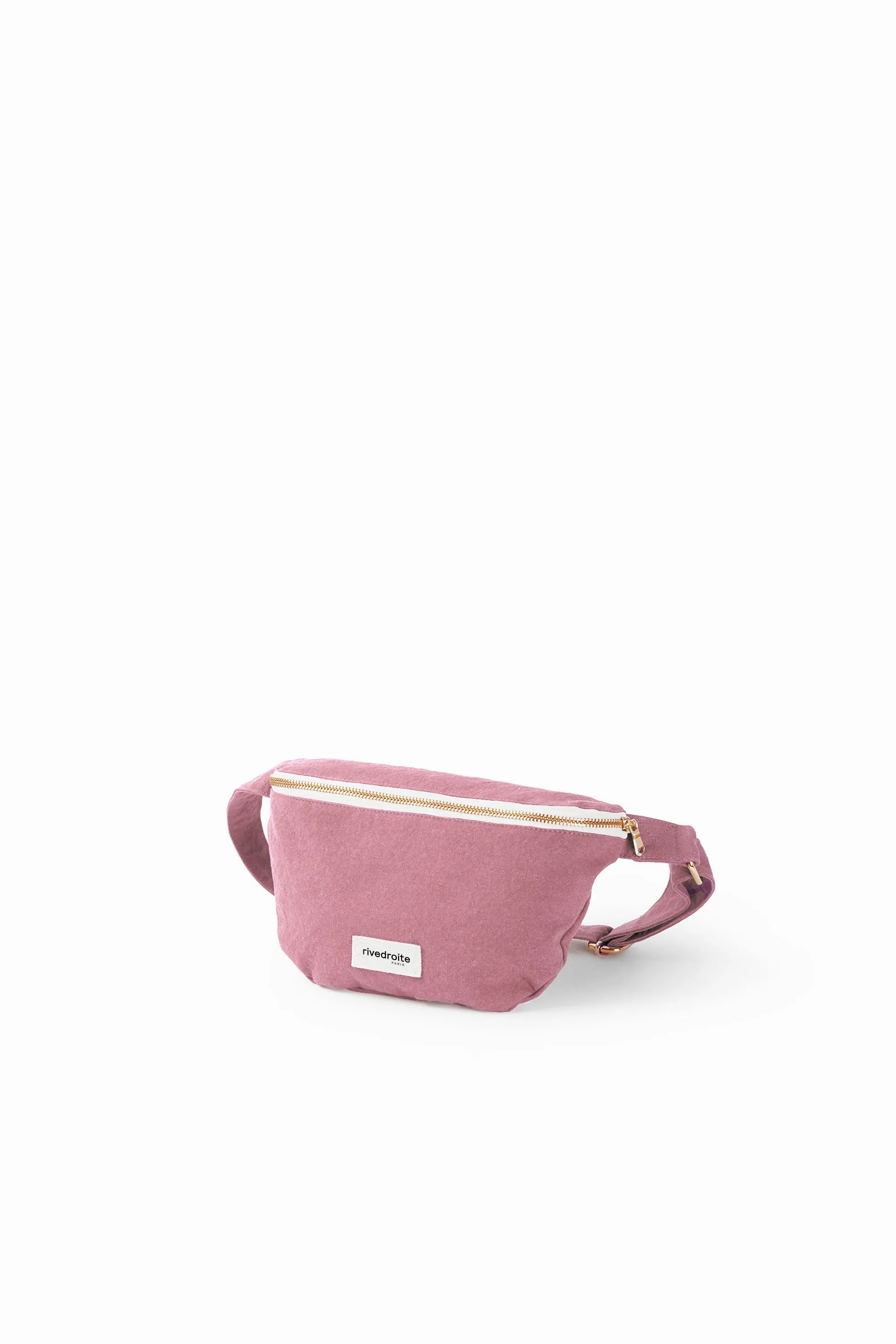 Custine the waist bag - Recycled cotton "bois de rose"