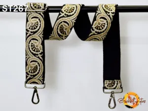 Custom Replacement Handbag Guitar Strap Gift for Christmas Embroidered Purse Strap Boho Crossbody Messenger Bag Strap for Purses  Embroidery