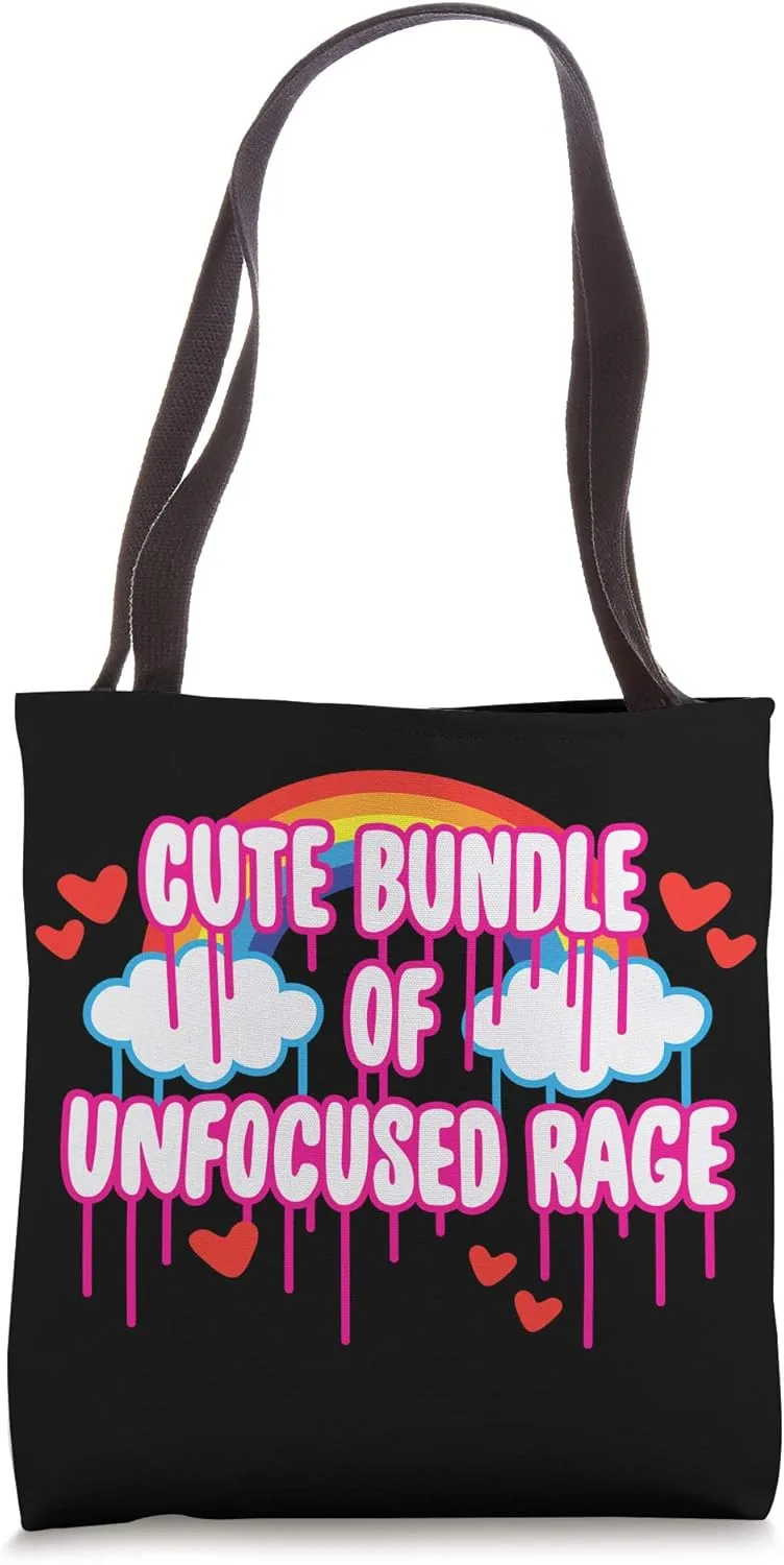 Cute Bundle Of Unfocused Rage Tote Bag