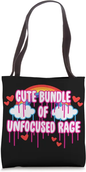 Cute Bundle Of Unfocused Rage Tote Bag