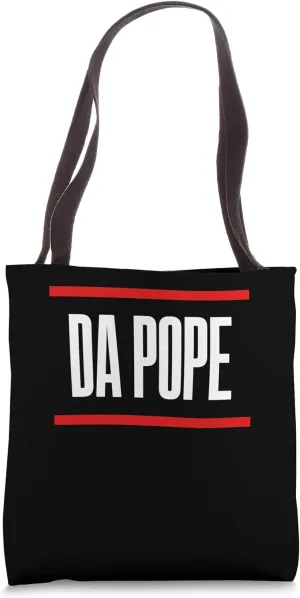 Da Pope Bold Satire Humor Religious Pop Culture Tote Bag