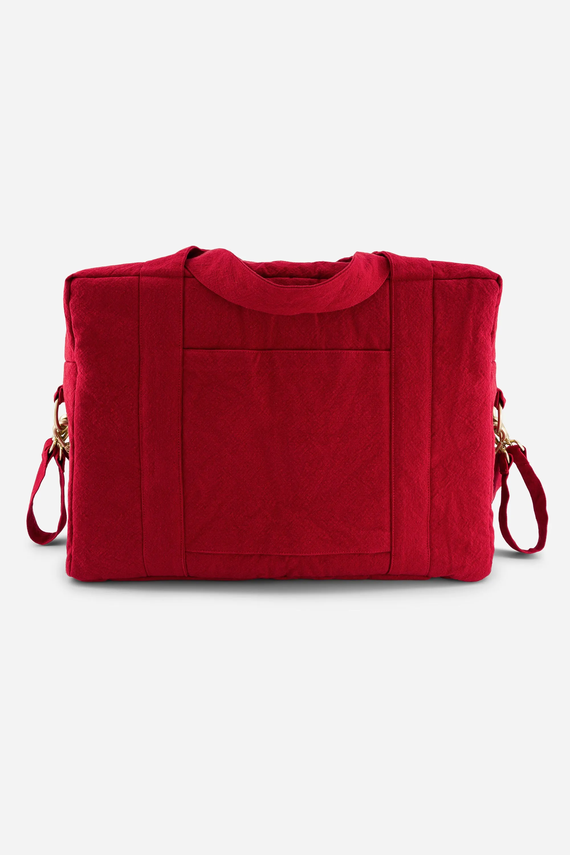 Darcy the anti diaper bag - Recycled cotton Vibrant Red