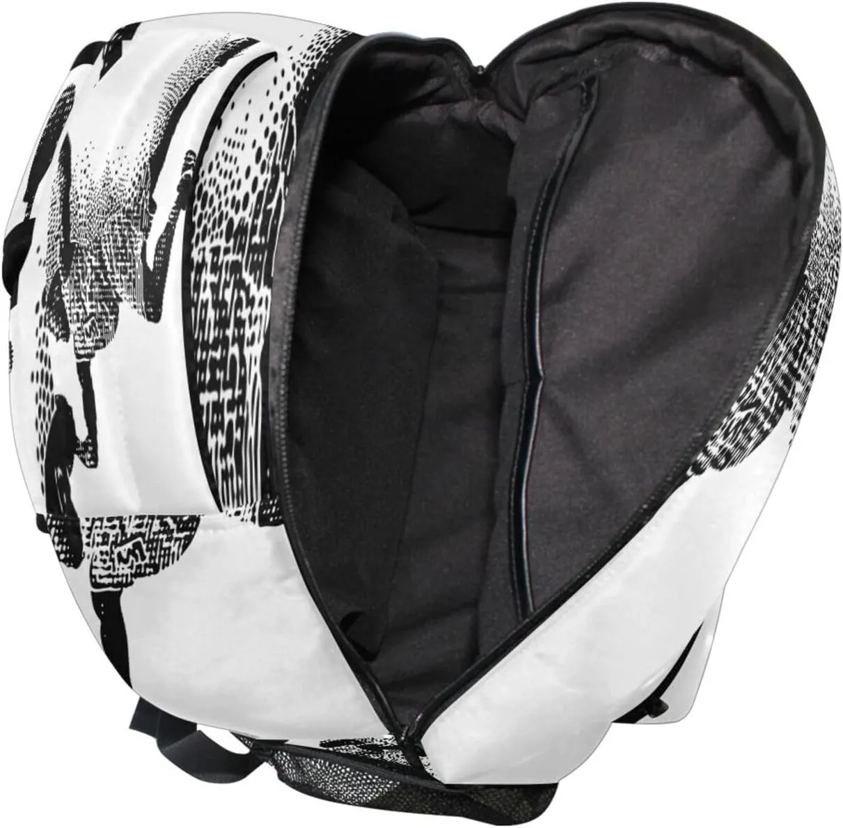 Day Backpack for Teens Boys Girls Waterproof Backpack With Water Bottle Pocket with Chest Strap for College Work Basketball Player