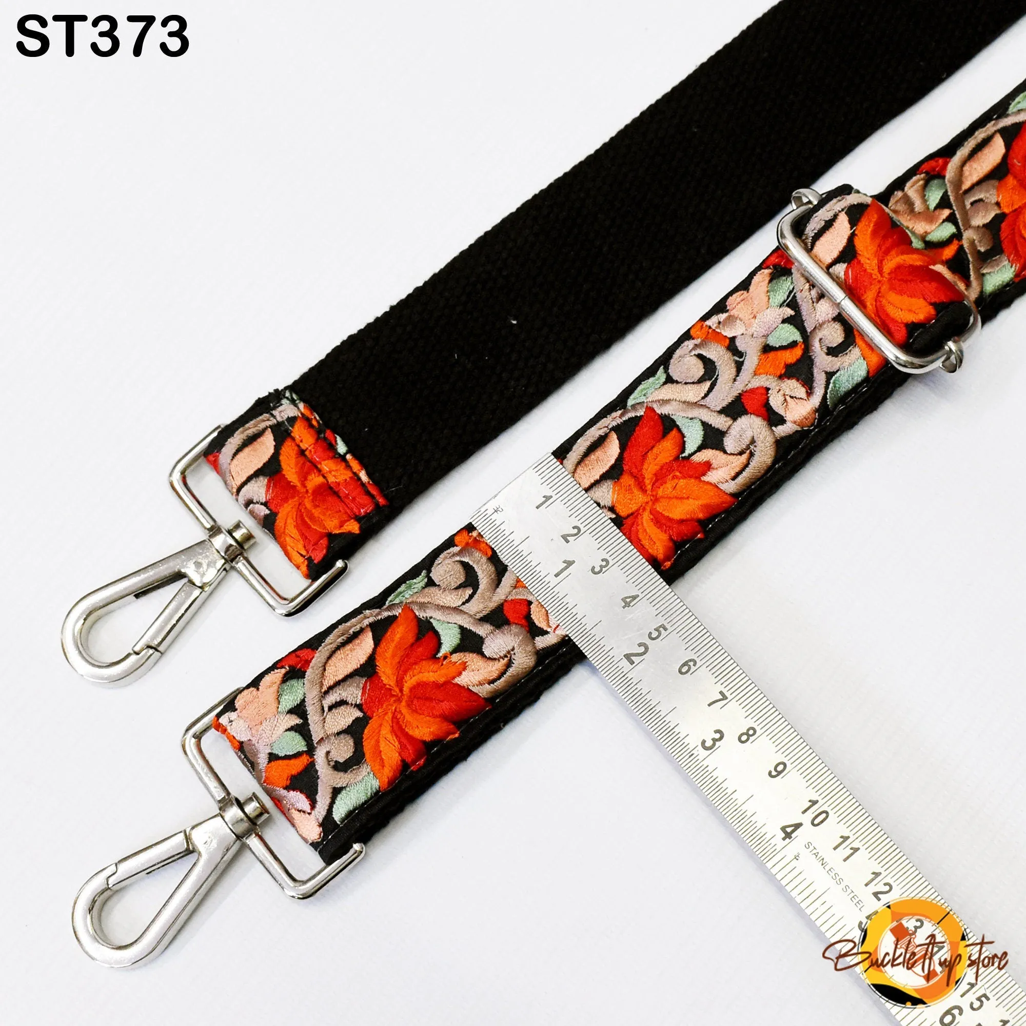 Embroidered Detachable Crossbody Strap for Purses Bags Embroidery Replacement Messenger Strap Boho Tote Handbag Strap Gift Mom Guitar Strap
