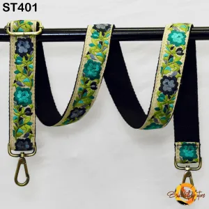 Embroidered Messenger Bags Strap Crossbody Strap for Purses Boho  Embroidery Replacement Strap Boho Guitar Strap Handbag Strap gift for her