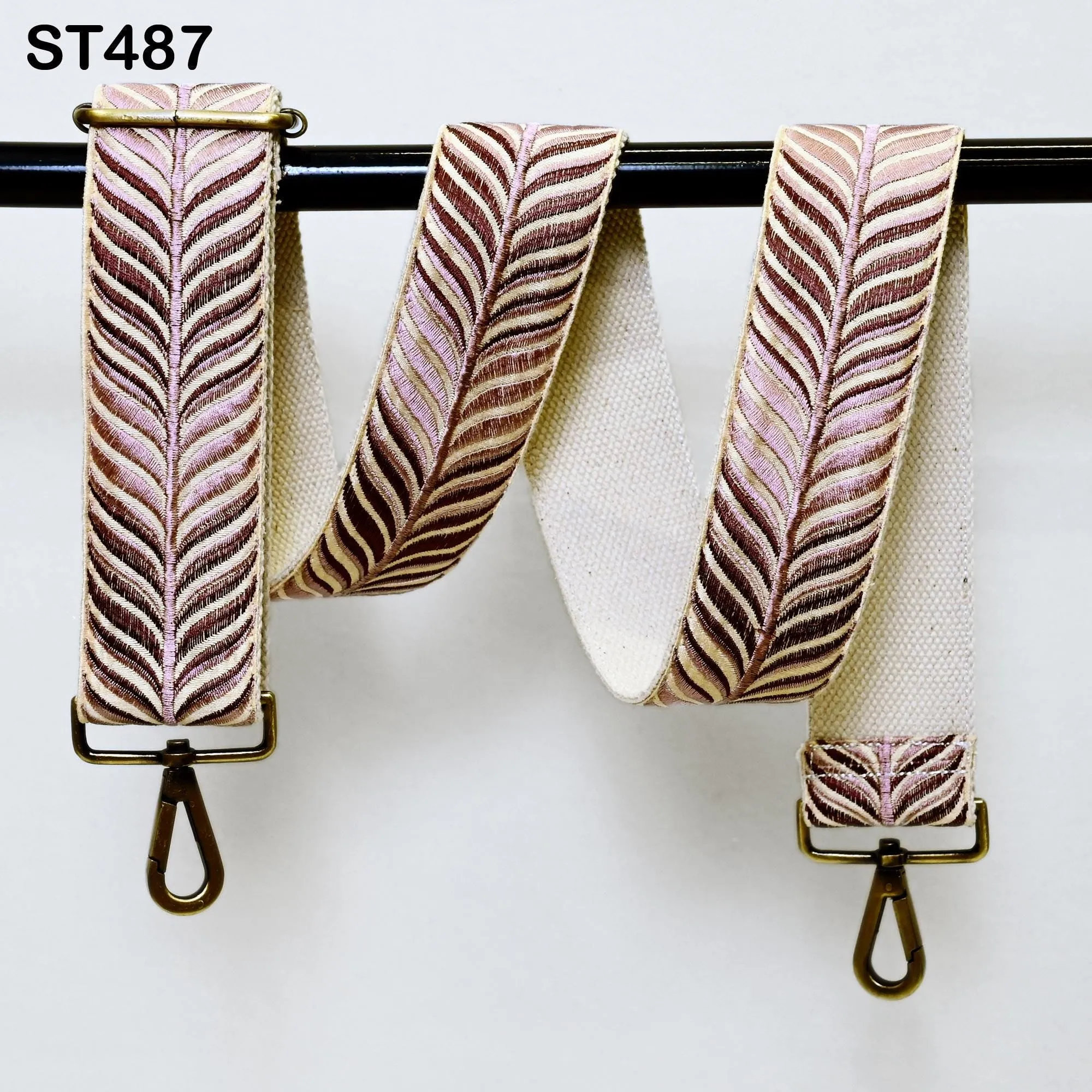 Embroidery Replacement Purse Strap Gift for Mother Crossbody Strap for Purses Embroidered Boho Bag Strap Boho Guitar Strap Handbag Strap